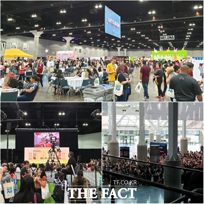 KCON은 CJ ENM이 2012년부터 한류의 세계화를 위해 북미, 중남미, 중동, 유럽, 아시아 등지에서 진행하는 세계 최대의 K컬처 행사다. 팬앤스타는 올해 처음으로 KCON에 참가했음에도 불구하고 현지 팬들의 열띤 호응을 얻었다. /팬앤스타 제공