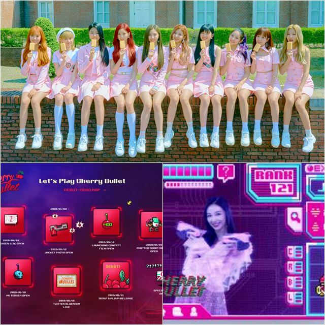 체리블렛은 게임 속에서 사랑을 찾아 떠난 소녀들의 모습을 노래한다. /FNC 엔터테인먼트