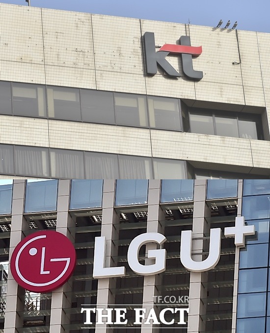SK텔레콤이 최근 5G 가입자 100만을 돌파한 가운데 KT와 LG유플러스의 100만 돌파 시점에 관심이 쏠리고 있다. /더팩트 DB