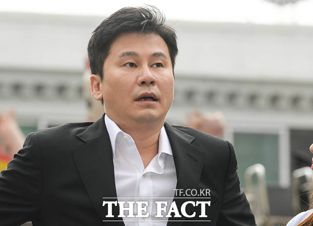 해외 원정 도박 혐의를 받는 양현석 전 YG엔터테인먼트 대표가 29일 서울지방경찰청 지능범죄수사대에 피의자 신분으로 출석했다. /김세정 기자