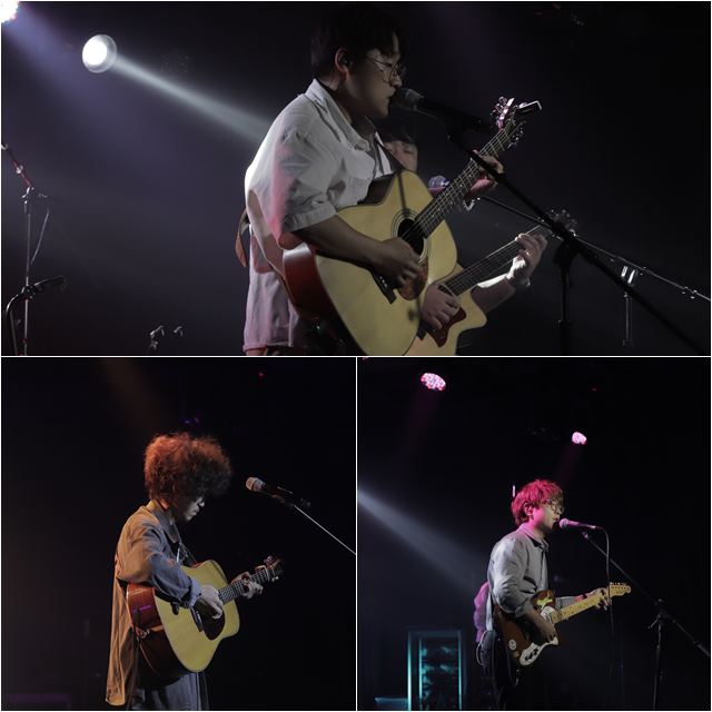 우주왕복선싸이드미러, 전기뱀장어, 우주히피(위부터 시계방향으로)가 벅스 커넥트 라이브 - 긱인서울 2019에서 무대를 펼쳤다. /벅스