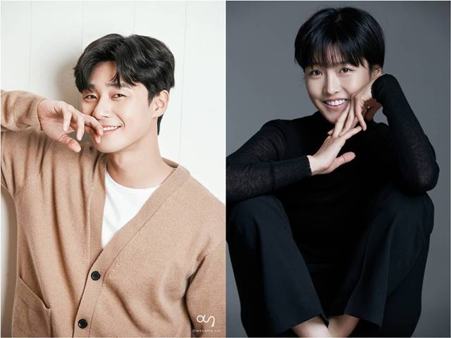 박서준(왼쪽)과 주보영은 제17회 아시아나국제단편영화제 특별심사위원을 맡았다. /어썸이엔티, 엘삭 제공