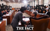 [TF포토] '조국 청문회' 찾은 나경원 원내대표