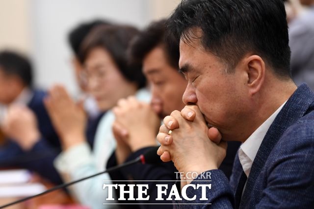 김종민(사진) 민주당 의원은 조 후보자 딸이 받았다는 동양대 총장 표창장 위조 의혹을 놓고 고려대 다니는 학생이 동양대 표창장이 뭐가 필요한가라고 했다가 지방대 폄하 지적을 받았다. /남윤호 기자