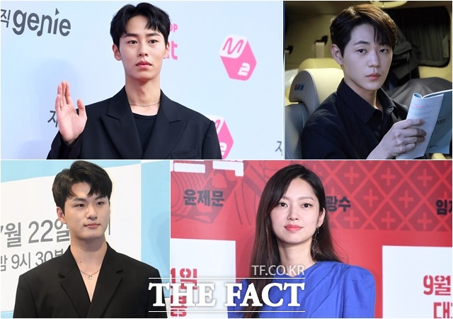 2019년 라이징 스타로 꼽히는 배우 이재욱, 신재하, 최유화, 신승호(왼쪽 위부터 시계 방향)가 추석 인사와 함께 향후 계획을 밝혔다. /더팩트DB, 제이와이드컴퍼니