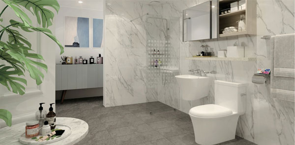 홈씨씨인테리어만의 패널 시공 방식인 히든 몰딩은 곰팡이 걱정을 덜어준다. /KCC 제공