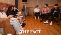 [TF포토] '더팩트 실무능력개발센터' K-POP 과정 콜쇼에 참여한 그룹 더히든