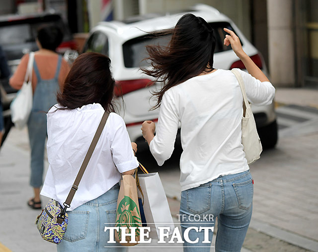 점차 세력을 키우고 있는 제17호 태풍 타파가 한반도를 향해 북상 중이다. 이번 태풍은 물 폭탄을 예고하고 있어 주의해야 한다. /더팩트 DB