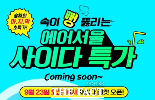 에어서울의 사이다 특가 항공권 구매는 에어서울 홈페이지와 모바일 애플리케이션을 통해 할 수 있다. /에어서울 홈페이지 캡쳐