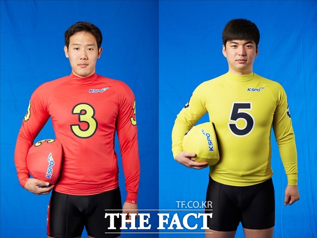 김형완(왼쪽)과 정재원(오른쪽) 등도 김포팀의 주축선수로 평가 받는다. 김포팀의 강점은 평균 연령이 젊은데다, 실제 전성기의 고참들과 신예들이 적절히 조화를 이룬데 있다. 또 결속력과 조직력 등도 그 어느 팀에 뒤질게 없다는 평가다. /경륜경정총괄본부 제공