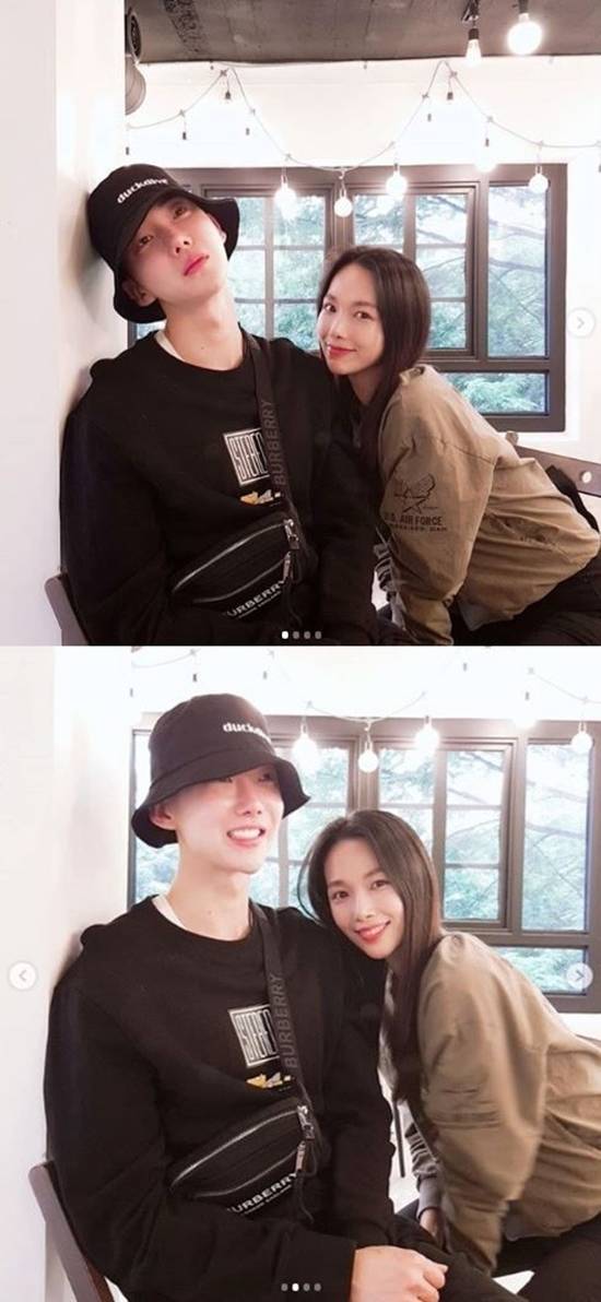 조권과 전민지가 SNS를 통해 꾸준히 친분을 드러내고 있다. /전민지 인스타그램