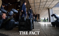 [TF포토] 정경심 교수 검찰 소환 대비하는 취재진