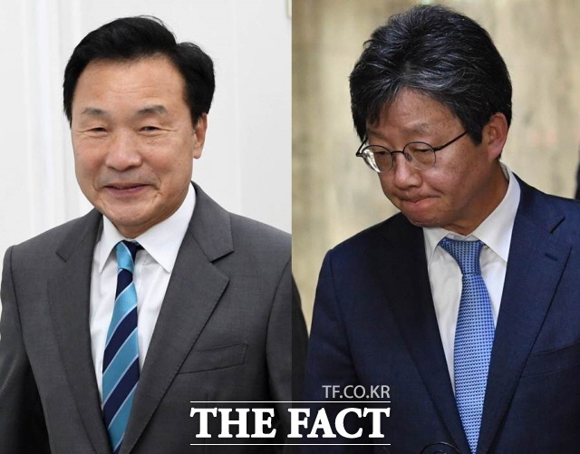 유승민 대표는 일부 탈당설에 대해 부인하면서도 구체적인 행동에 나선 데 대해 오늘 부로 그분(손 대표)과 더 이상 싸우지 않을 것이라고 밝혔다. /더팩트 DB