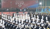 [TF포토] 국군의 날 기념식에서 축사하는 문재인 대통령
