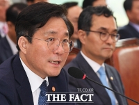 [TF포토] 성실히 답변하는 성윤모 산업통산자원부 장관
