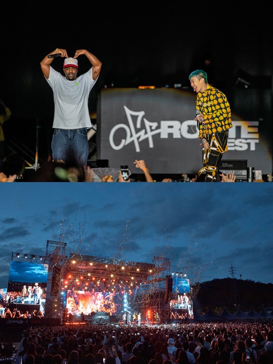 오프루트는 양일간 1만 5천 명의 관객을 동원했고 기존 국내 페스티벌과는 차원이 다른 힙합 페스티벌을 보여줬다. /오프루트페스트 제공