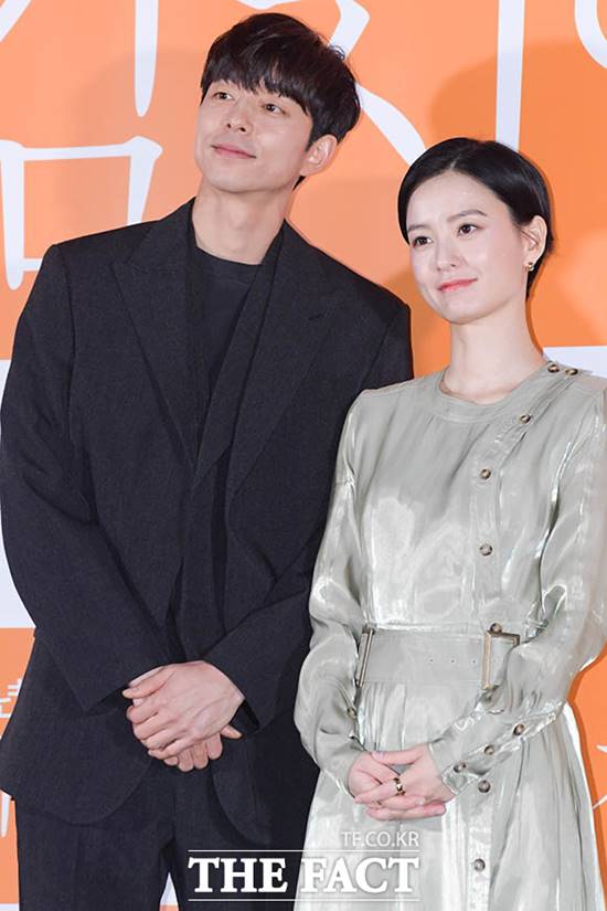 배우 공유(왼쪽)과 정유미는 영화 '82년생 김지영'에서 부부로 호흡을 맞췄다.
 /김세정 기자