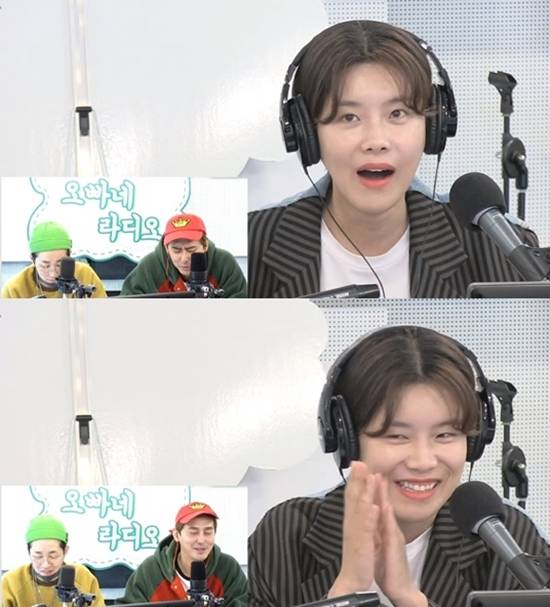 개그맨 장도연이 외모 망가짐이 두렵지 않다고 밝히며 개그 욕심을 드러냈다. /SBS 러브FM 김상혁, 딘딘의 오빠네 라디오 캡처