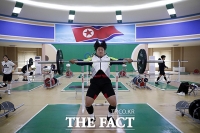 [TF포토] 평양 역도대회 참가한 대한민국 선수단