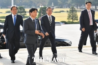 [TF포토] 시정연설 위해 국회 찾은 문재인 대통령