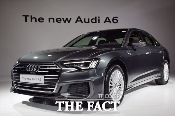 아우디코리아는 23일 더 뉴 아우디 A6 TFSI 콰트로를 국내 출시했다. /장충동=장병문 기자