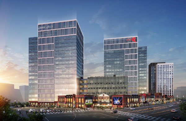 동탄테크노밸리에 들어서는 현대 실리콘앨리 동탄가 수요자들의 관심을 받고 있다. /현대실리콘앨리동탄 조감도