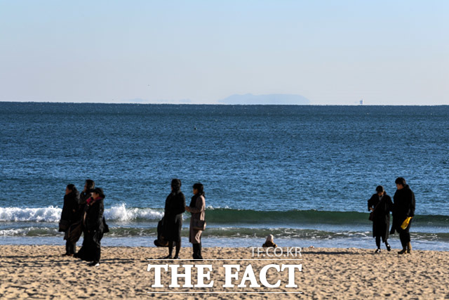 푸른 가을 바다