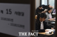 [TF포토] '긴장감 도는 대입 수능 시험실'
