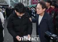 [TF포토] 수능 수험생들 격려하는 조희연 교육감