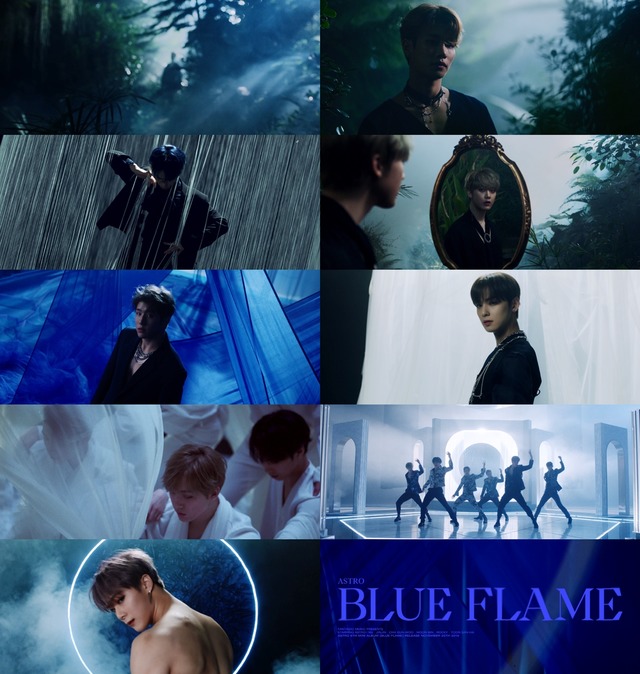 그룹 아스트로가 여섯번째 미니 앨범 BLUE FLAME(블루 플레임)의 뮤직비디오 티저를 공개했다. / 판타지오 제공