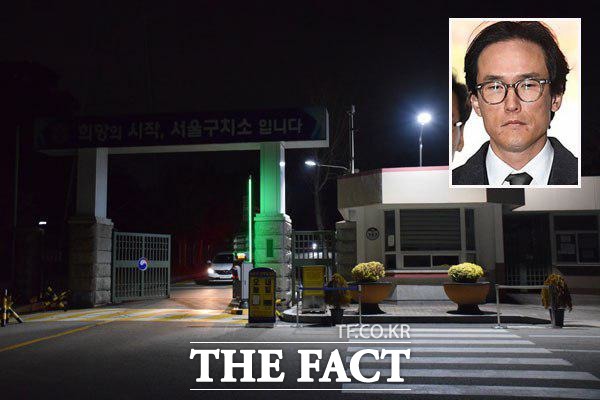 21일 밤 조현범 대표가 구속 수감된 서울 의왕시 서울구치소. /이동률 기자