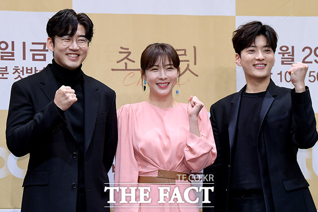 배우 윤계상, 하지원, 장승조(왼쪽부터)가 JTBC 초콜릿에서 호흡을 맞춘다. /이선화 기자