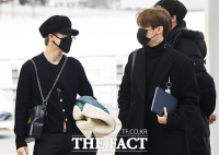 [TF포토] 지민-제이홉, '눈빛으로 통하는 사이'