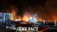  칠곡 공장 2곳에 화재···'9시간 만에 진화'