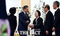 [TF포토] 고 김우중 회장 빈소 찾은 방상훈 사장