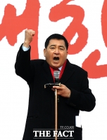 [TF포토] 주먹 불끈 쥔 심재철 원내대표