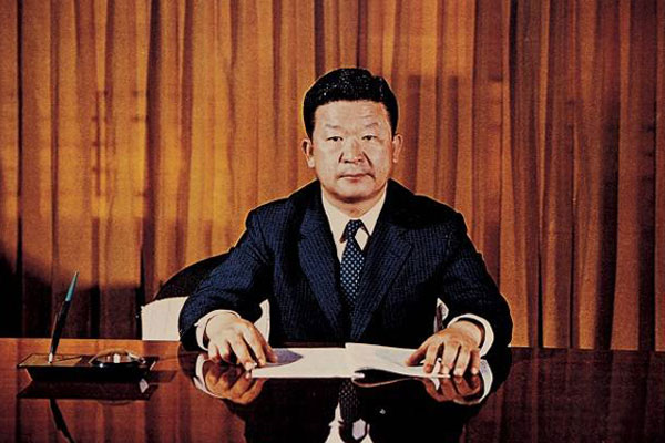 1970년 1월 9일 LG그룹 2대 회장으로 취임한 구자경 명예회장의 모습. /LG 제공