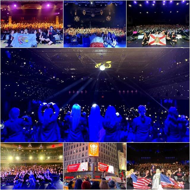 드림캐쳐는 지난 6일부터 15일까지 약 열흘 동안 미국 LA, 시카고, 댈러스, 올랜도, 저지 시티 5개 도시를 순회하는 투어 콘서트를 성황리에 마무리했다. /드림캐쳐컴퍼니 제공