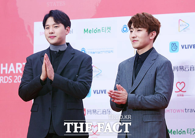 멜로망스 김민석(왼쪽)이 지난 12일 입대했다. 그는 입대 전 쓴 손편지를 통해 팬들에게 고마운 마음을 전하며 몸 건강히 잘 다녀오겠다고 말했다. /더팩트 DB