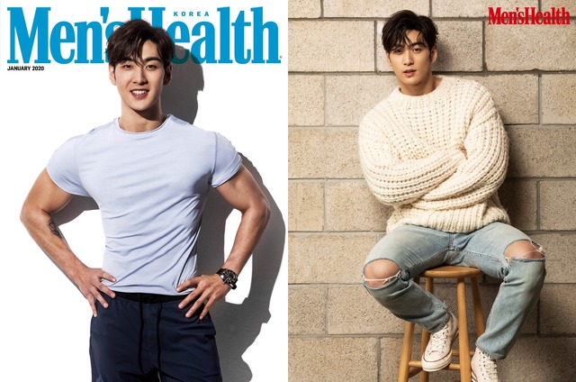 백호는 맨즈헬스 화보를 통해 강인함과 부드러움이 공존하는 매력을 드러냈다. /맨즈헬스 제공