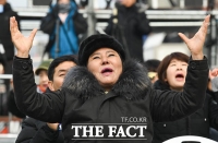 [TF포토] '대한민국 바로 세우기 국민대회' 참석한 송영선 전 의원