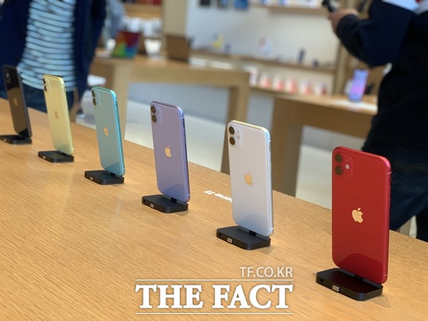 애플이 올 3분기 스마트폰 시장 이익의 66%를 차지한 것으로 나타났다. /최수진 기자