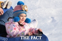 [TF포토] '즐거운 눈썰매'