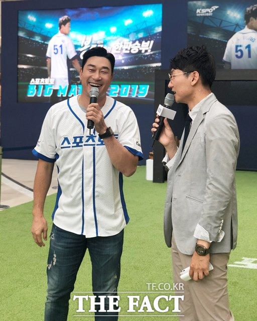 스포츠토토 빅매치 2019 이벤트에 참여한 봉중근 야구 해설위원./케이토토 제공