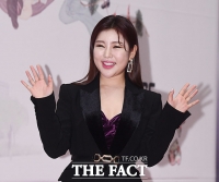 [TF포토] 송가인, 'MBC 연기대상 축하공연 왔어요~'