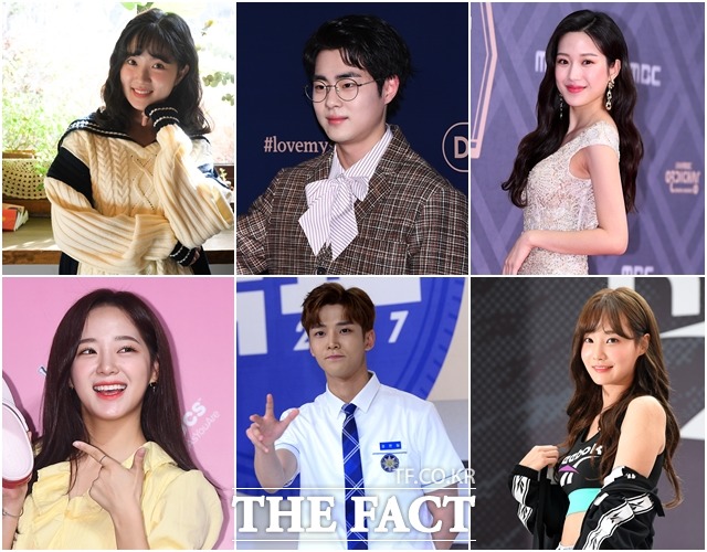 배우 김혜윤, 조병규, 문가영, 그룹 구구단 김세정, SF9로운, 연우는 1996년생 쥐띠로, 쥐띠의 해인 2020년 어떤 활약을 보여줄 지 기대를 모으고 있다. (왼쪽 위부터 시계 방향으로) /더팩트DB