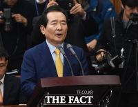[TF포토] 발언하는 정세균 국무총리 후보자