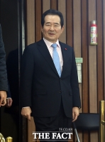 [TF포토] 정세균, '여유 있는 표정'