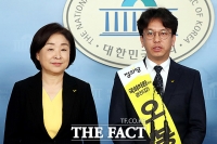 [TF포토] 오봉석 정의당 광진 갑 국회의원 출마자