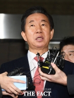 [TF포토] 1심 무죄 김성태, '사법부의 공정한 판단'